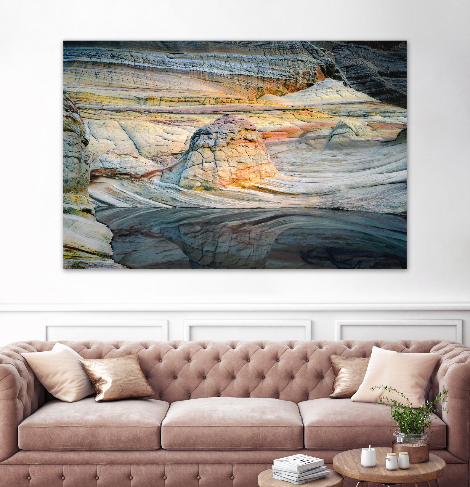 Coyotte Bluffs 1 by Robert Hansen on GIANT ART - grey landscape