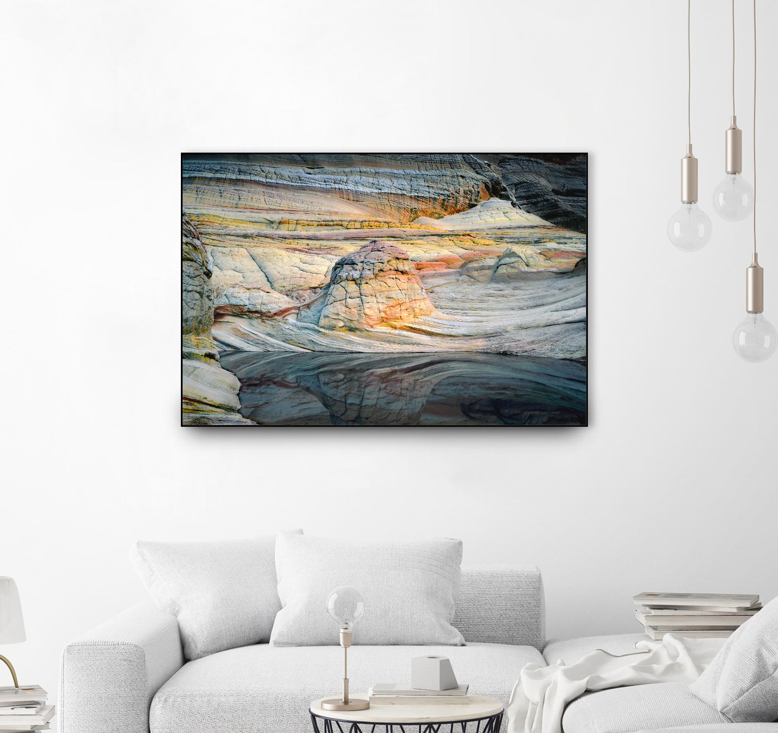 Coyotte Bluffs 1 by Robert Hansen on GIANT ART - grey landscape