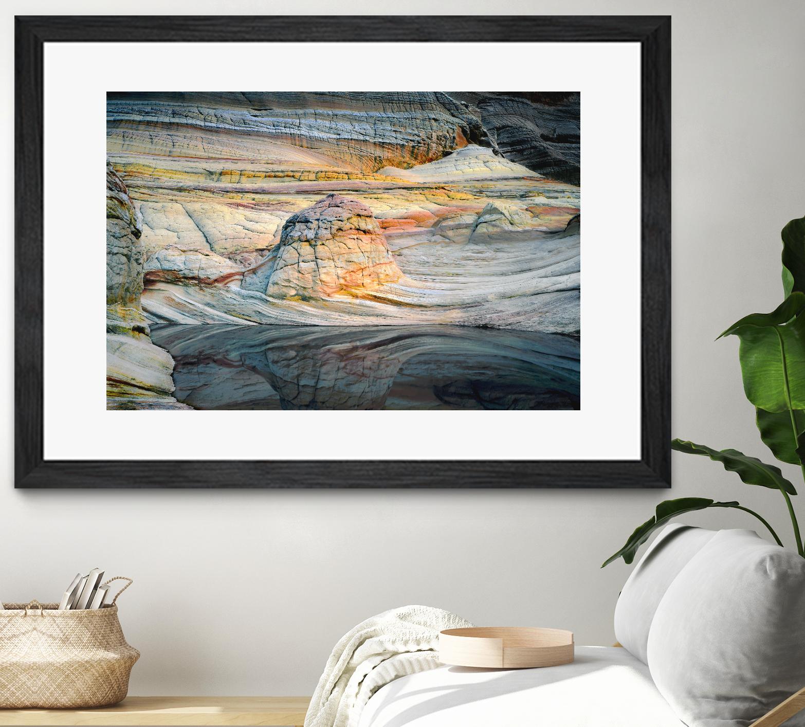 Coyotte Bluffs 1 by Robert Hansen on GIANT ART - orange landscape