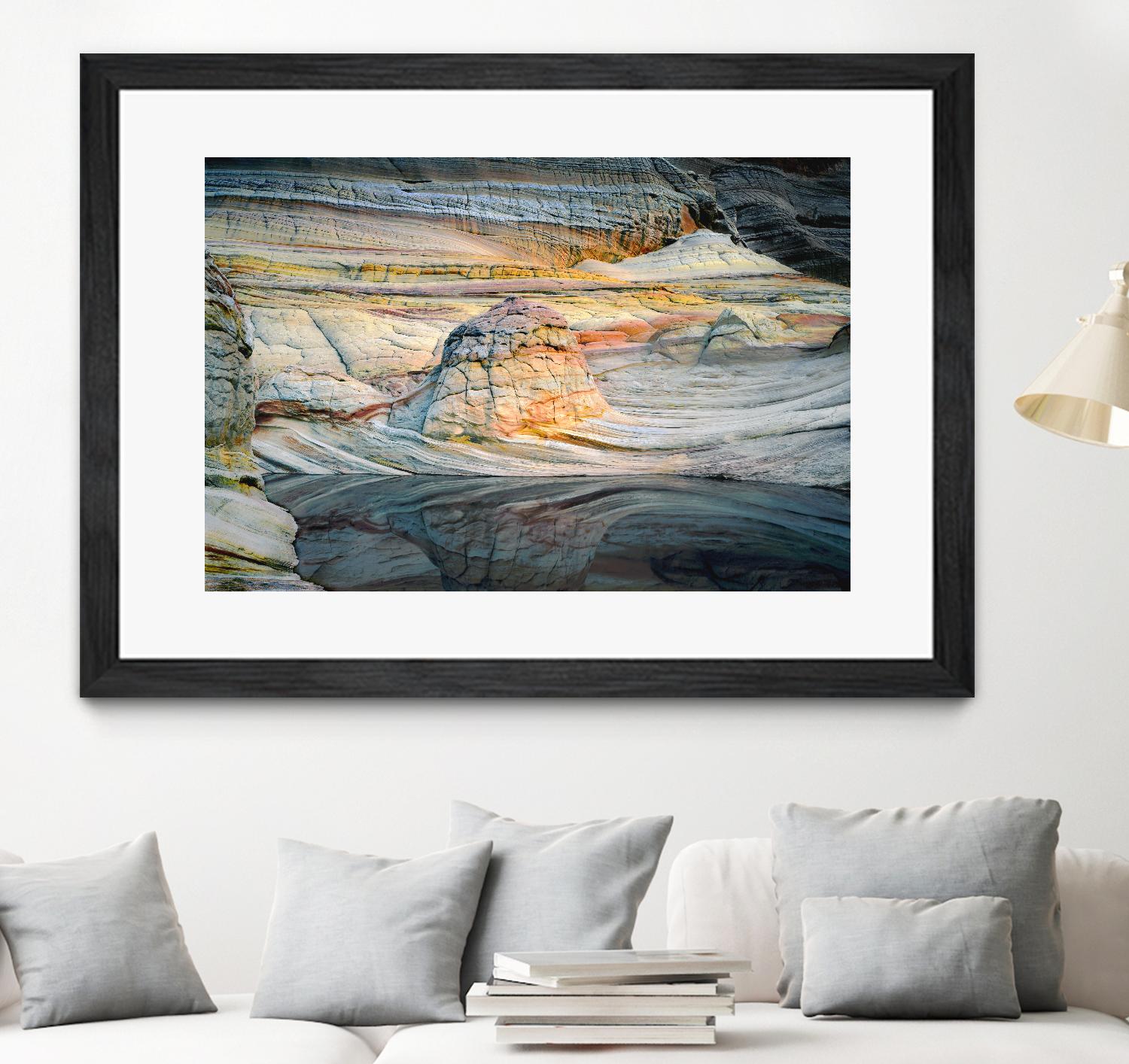 Coyotte Bluffs 1 by Robert Hansen on GIANT ART - orange landscape