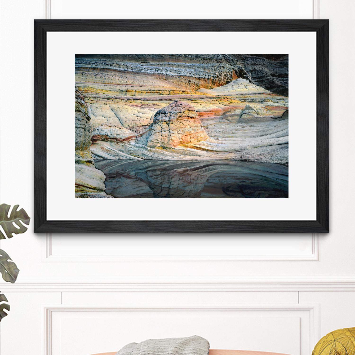 Coyotte Bluffs 1 by Robert Hansen on GIANT ART - orange landscape