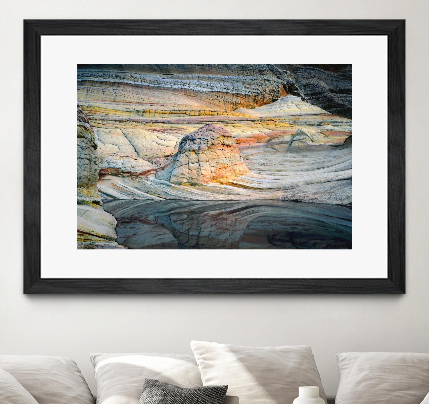 Coyotte Bluffs 1 by Robert Hansen on GIANT ART - orange landscape