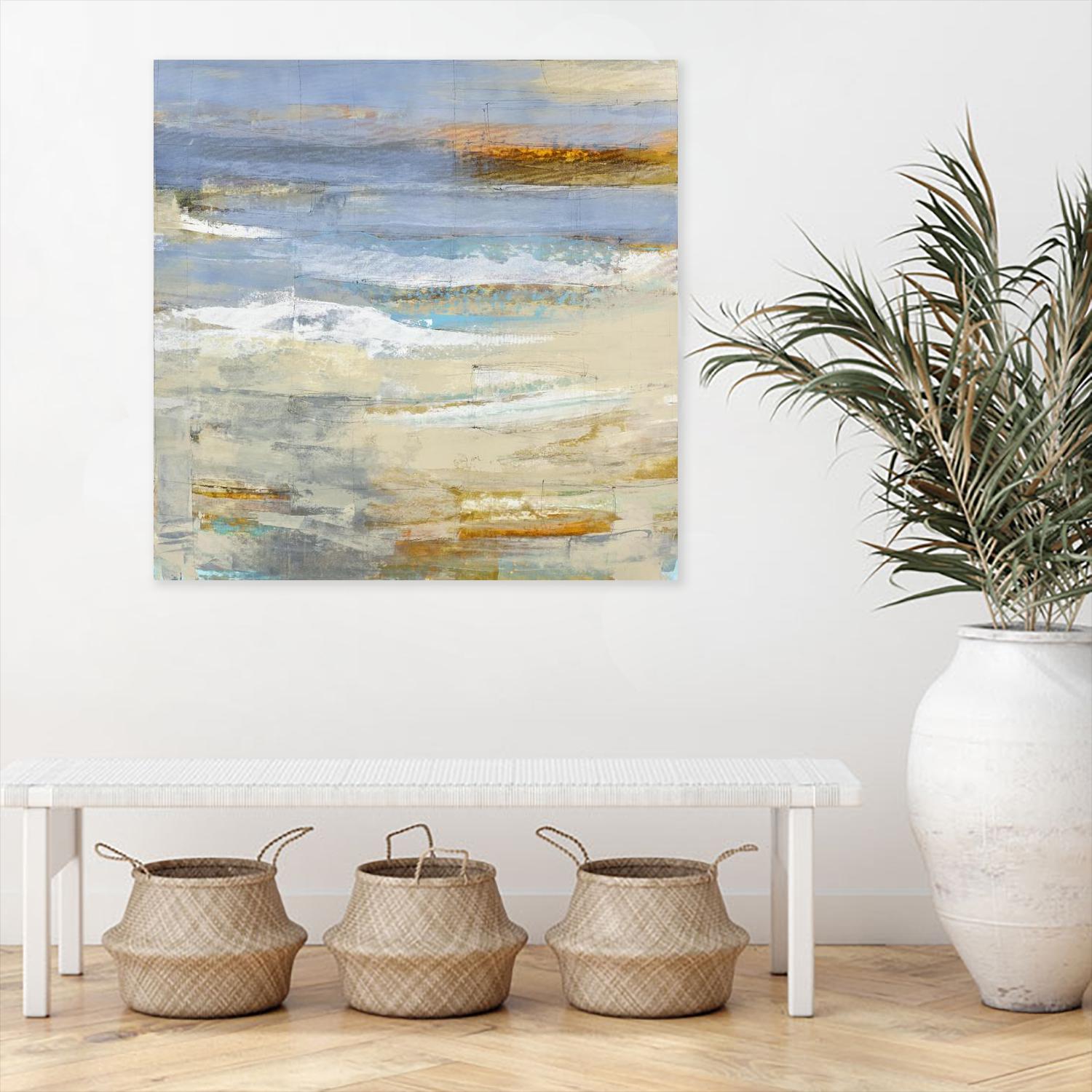 Chalcedony by Harris, Maeve Harris on GIANT ART - beige abstracts paint