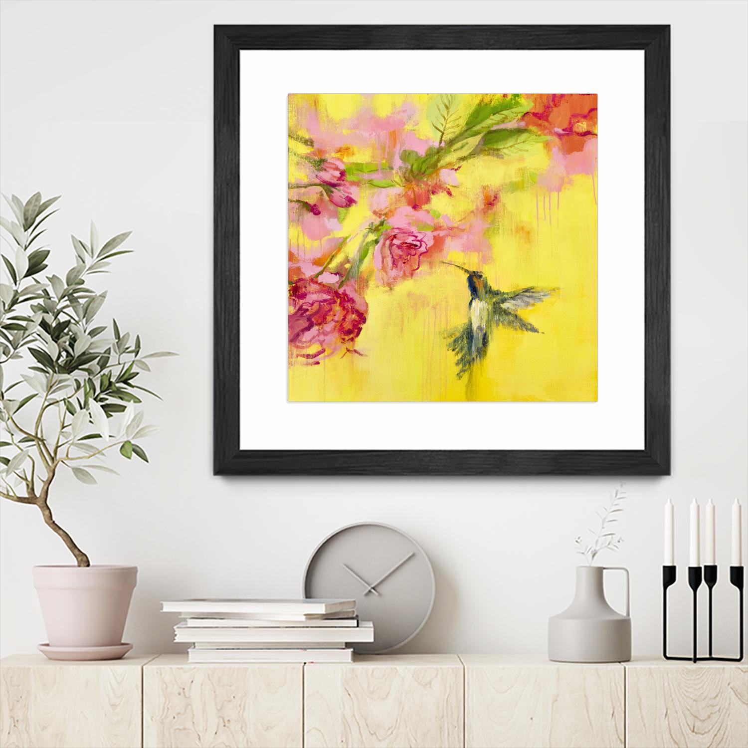 Hummingbird 1 by PN Studio on GIANT ART - green animals bird