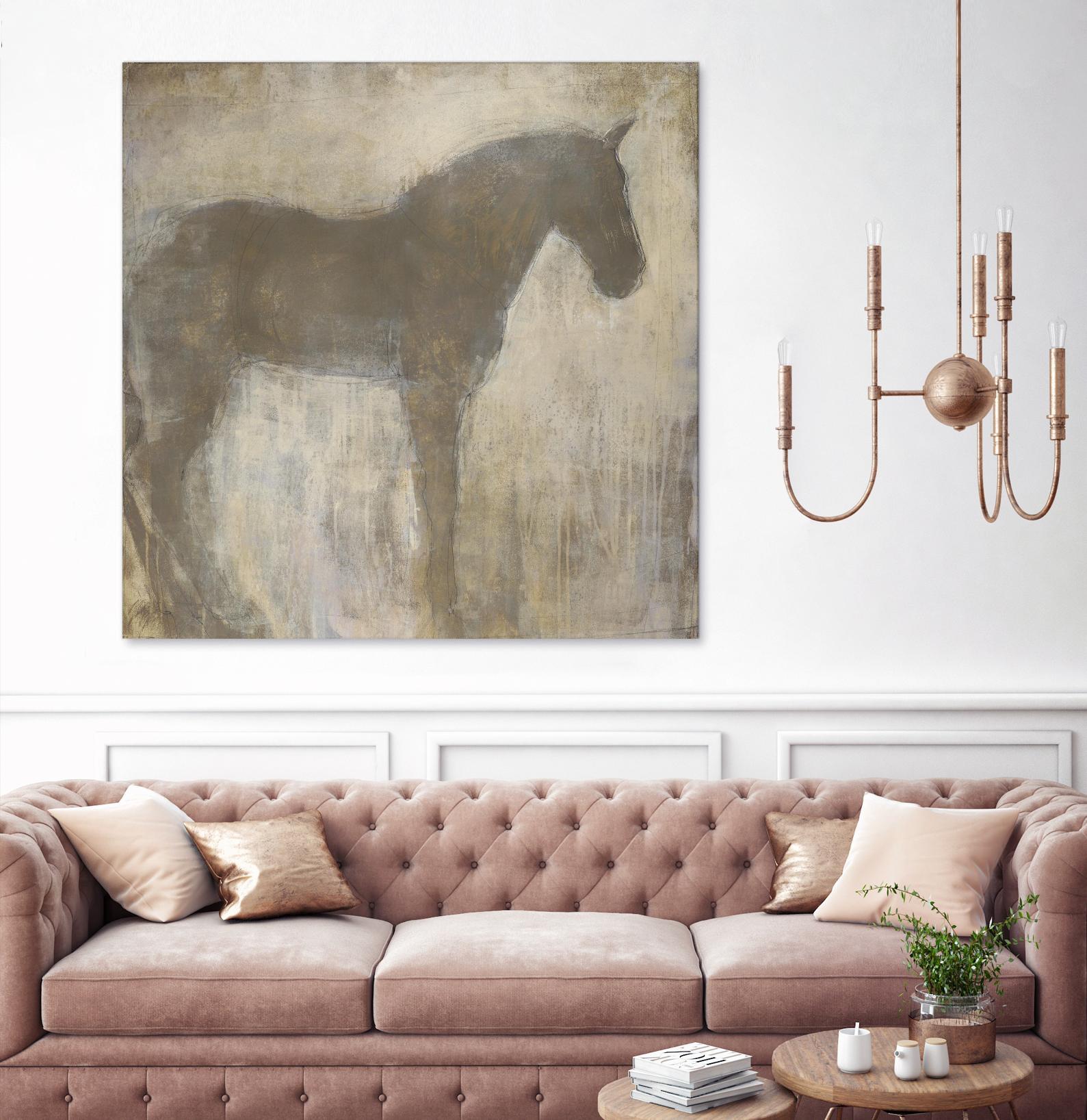 Equine Imprint 1 by Harris, Maeve Harris on GIANT ART - beige animals horse