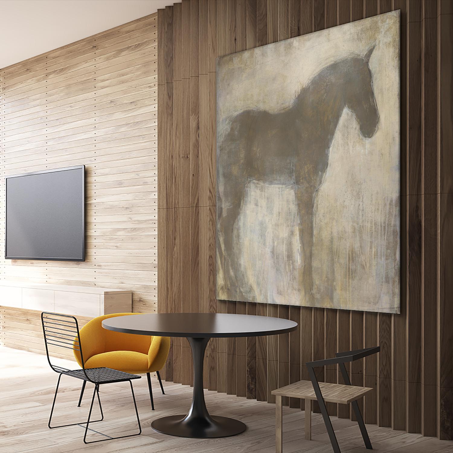 Equine Imprint 1 by Harris, Maeve Harris on GIANT ART - beige animals horse