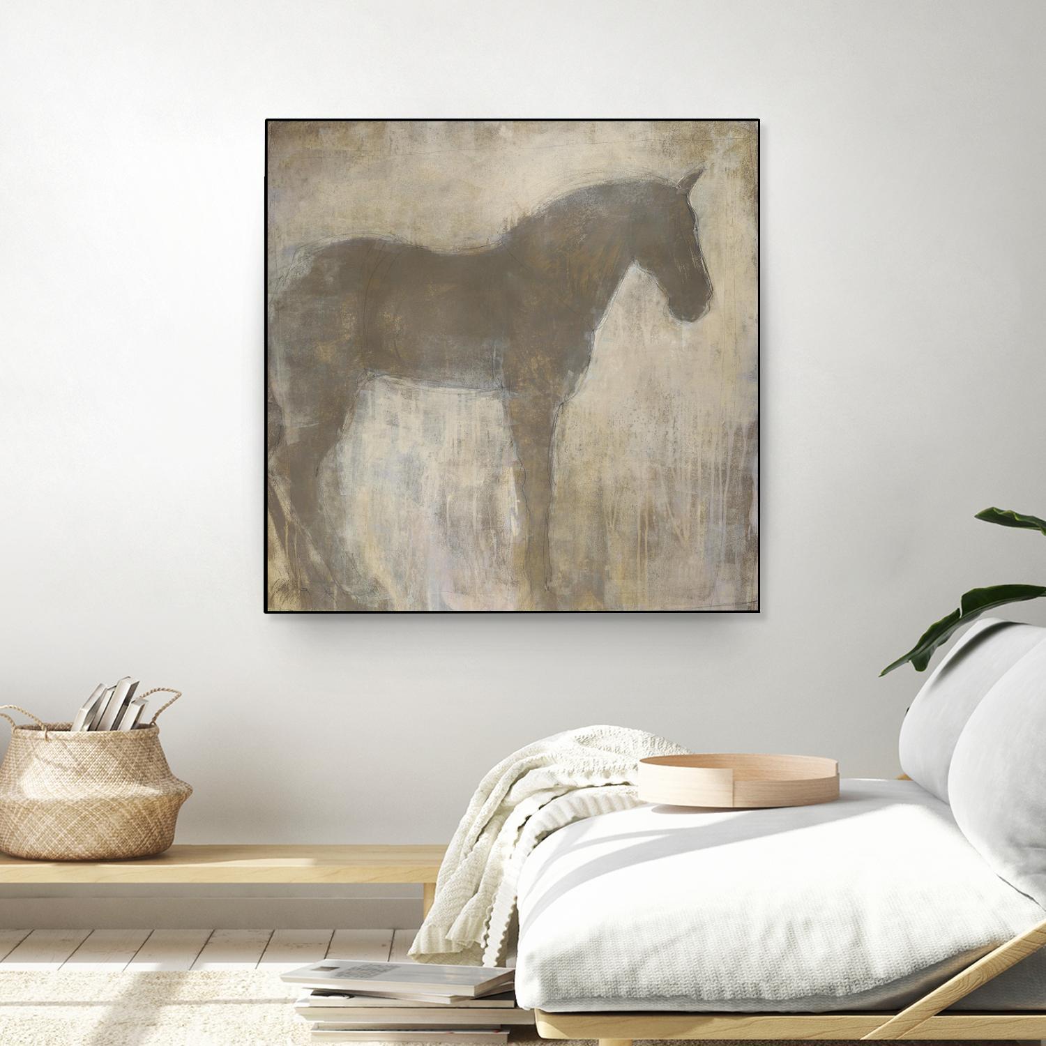 Equine Imprint 1 by Harris, Maeve Harris on GIANT ART - beige animals horse