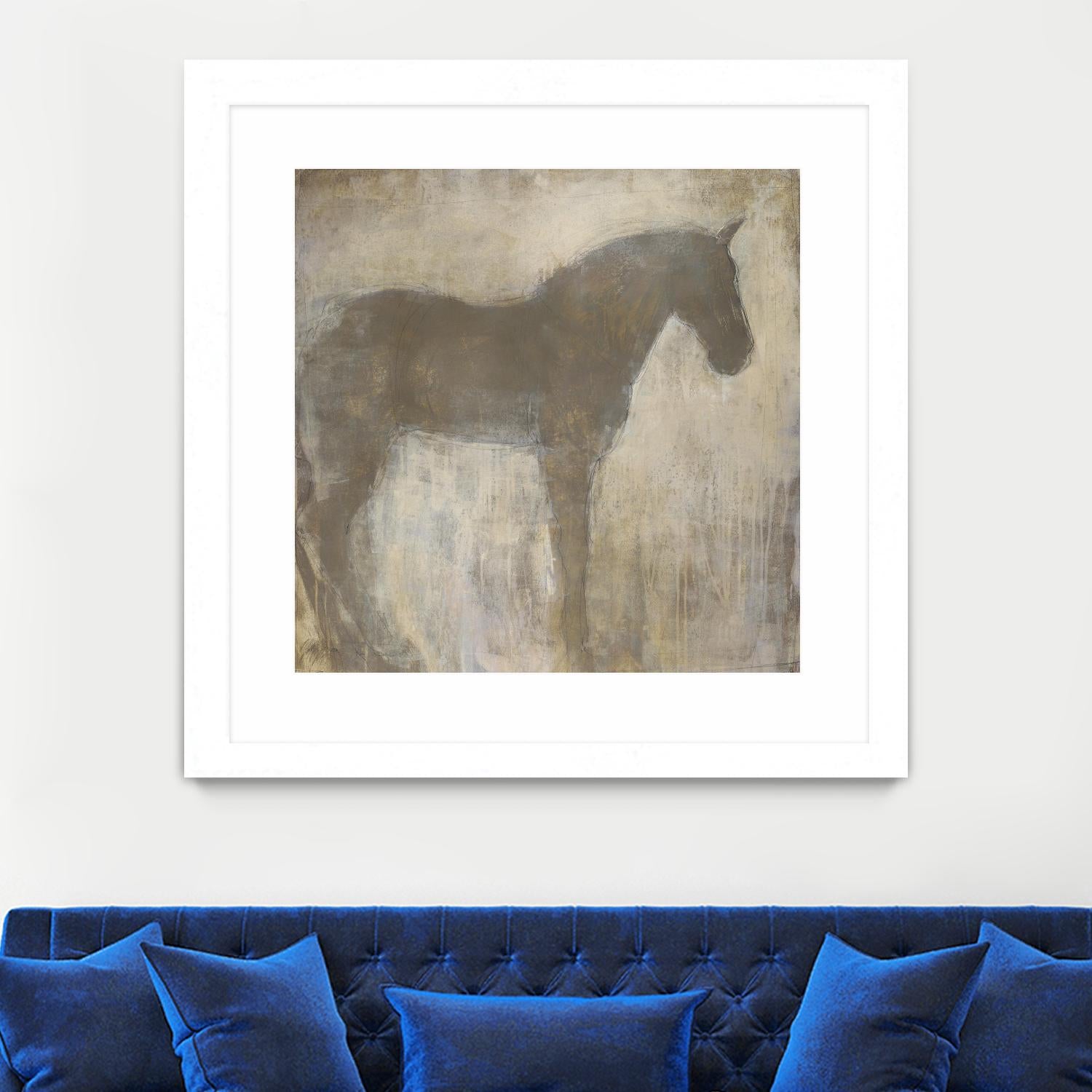 Equine Imprint 1 by Harris, Maeve Harris on GIANT ART - beige animals horse