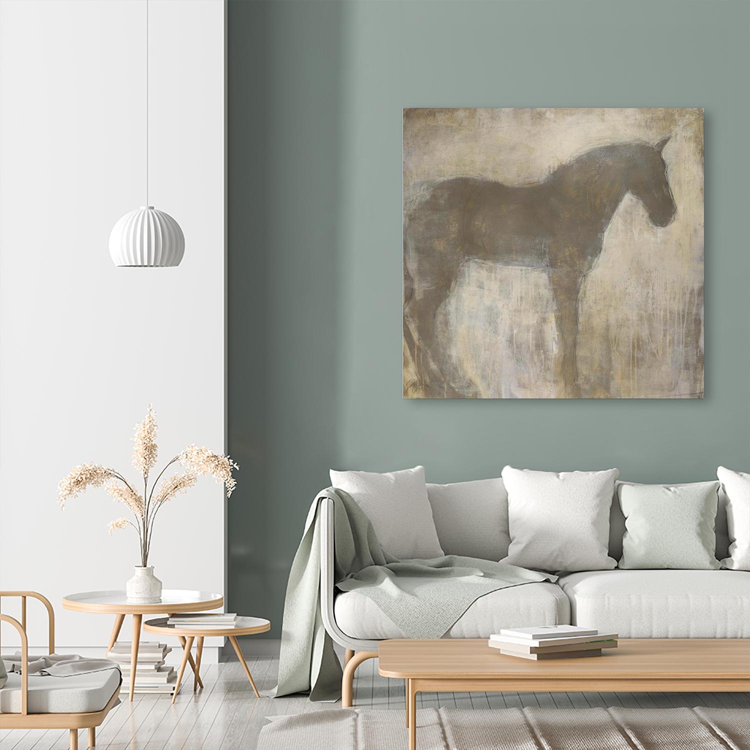 Equine Imprint 1 by Harris, Maeve Harris on GIANT ART - beige animals horse