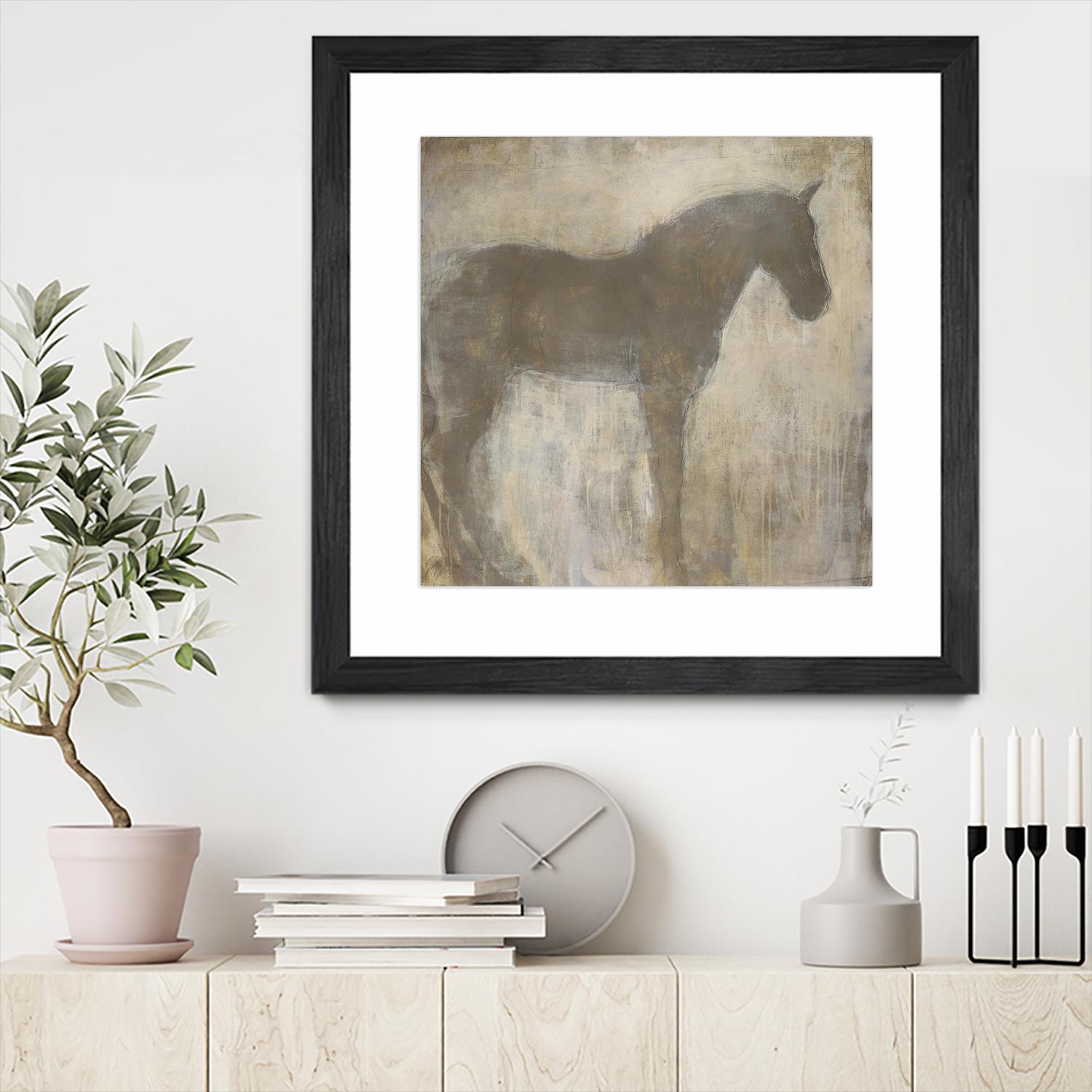 Equine Imprint 1 by Harris, Maeve Harris on GIANT ART - beige animals horse