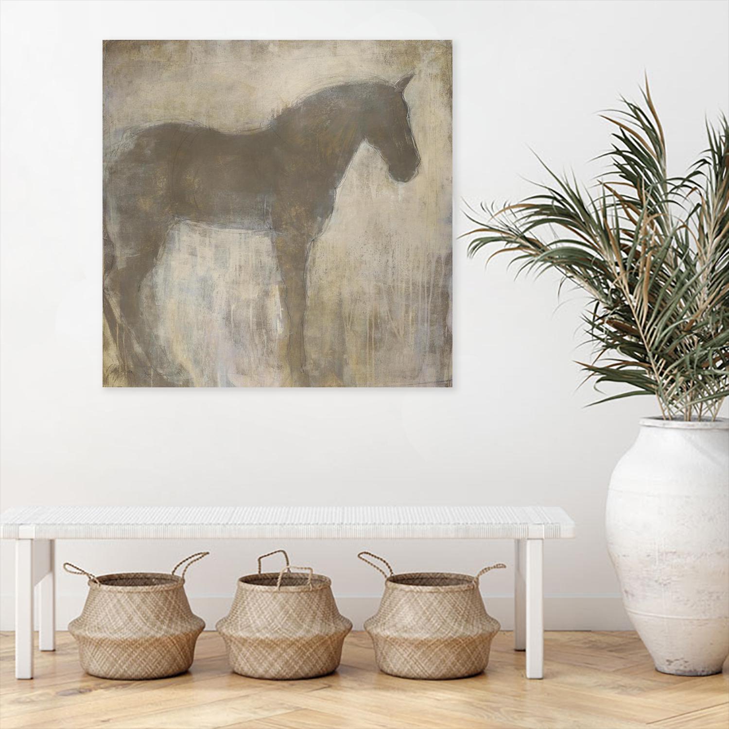 Equine Imprint 1 by Harris, Maeve Harris on GIANT ART - beige animals horse