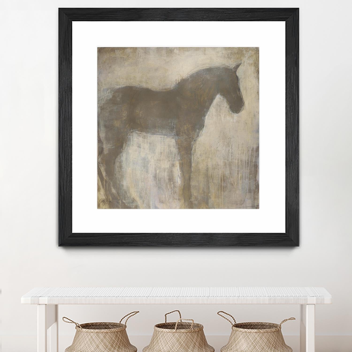 Equine Imprint 1 by Harris, Maeve Harris on GIANT ART - beige animals horse