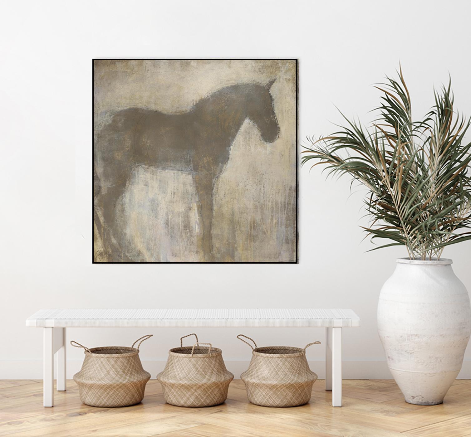 Equine Imprint 1 by Harris, Maeve Harris on GIANT ART - beige animals horse