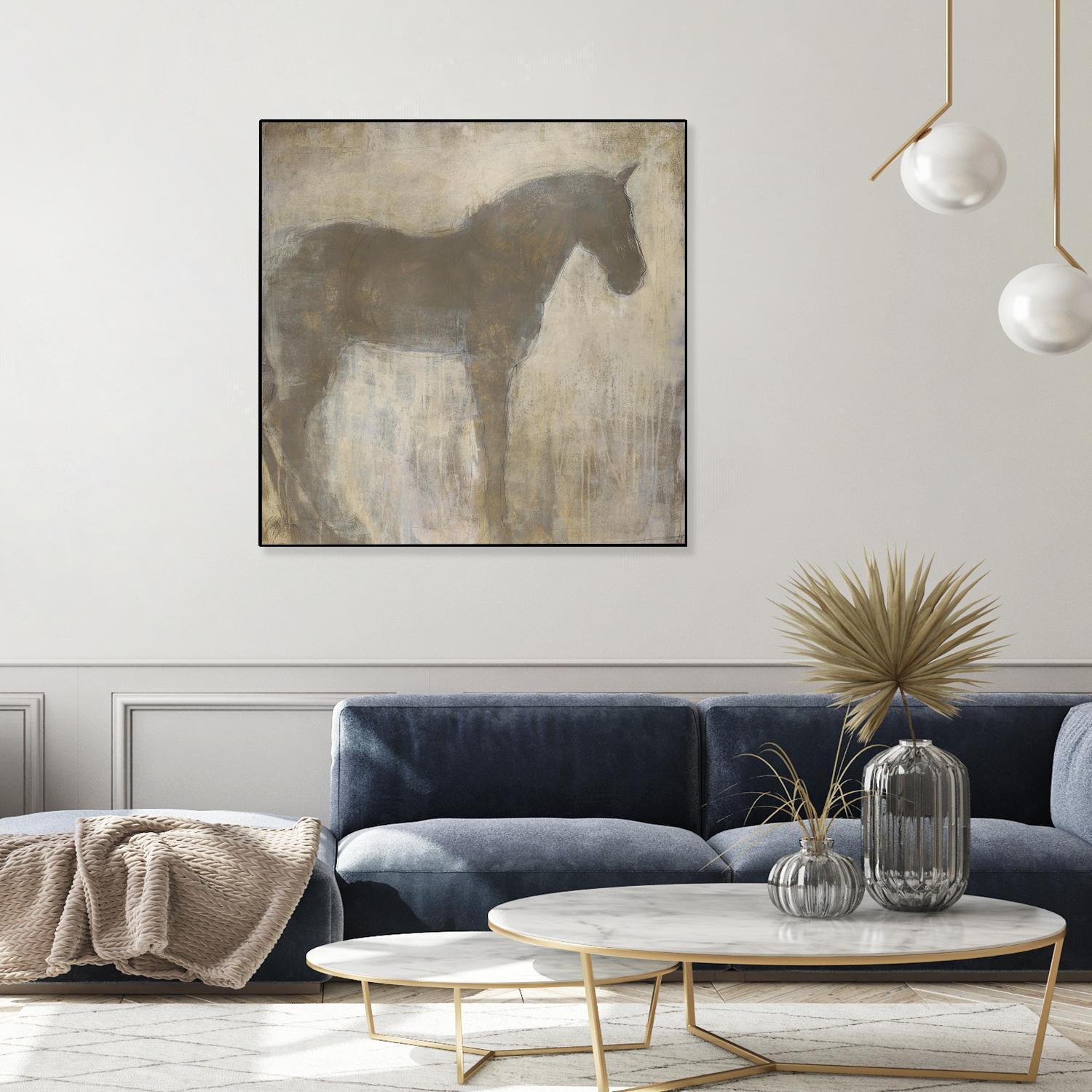 Equine Imprint 1 by Harris, Maeve Harris on GIANT ART - beige animals horse