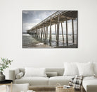 Old Wooden Pier by Lillis Werder on GIANT ART - brown sea scene