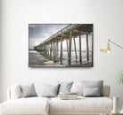 Old Wooden Pier by Lillis Werder on GIANT ART - brown sea scene