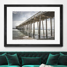 Old Wooden Pier by Lillis Werder on GIANT ART - brown costal