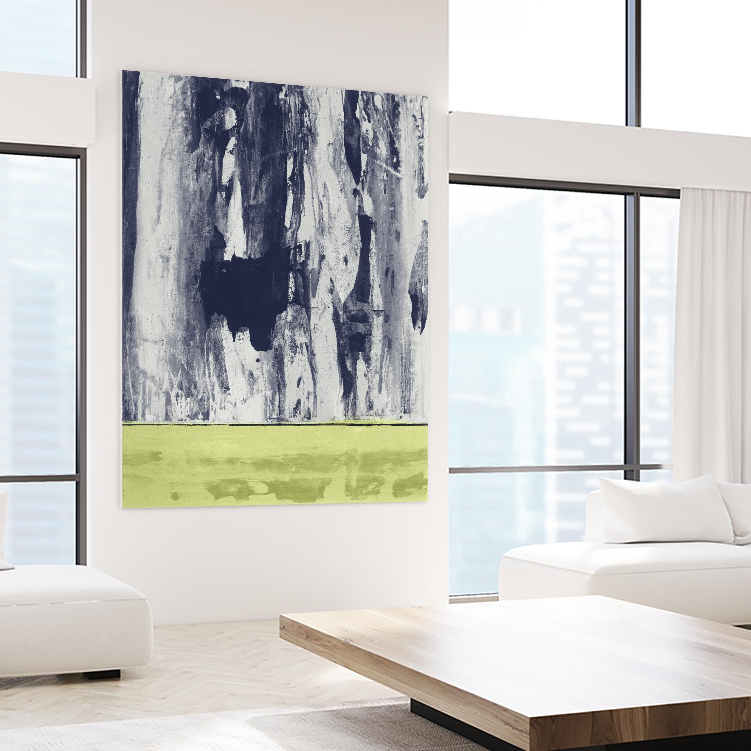 New Squeegeescape 12 by GI ArtLab on GIANT ART - grey abstract