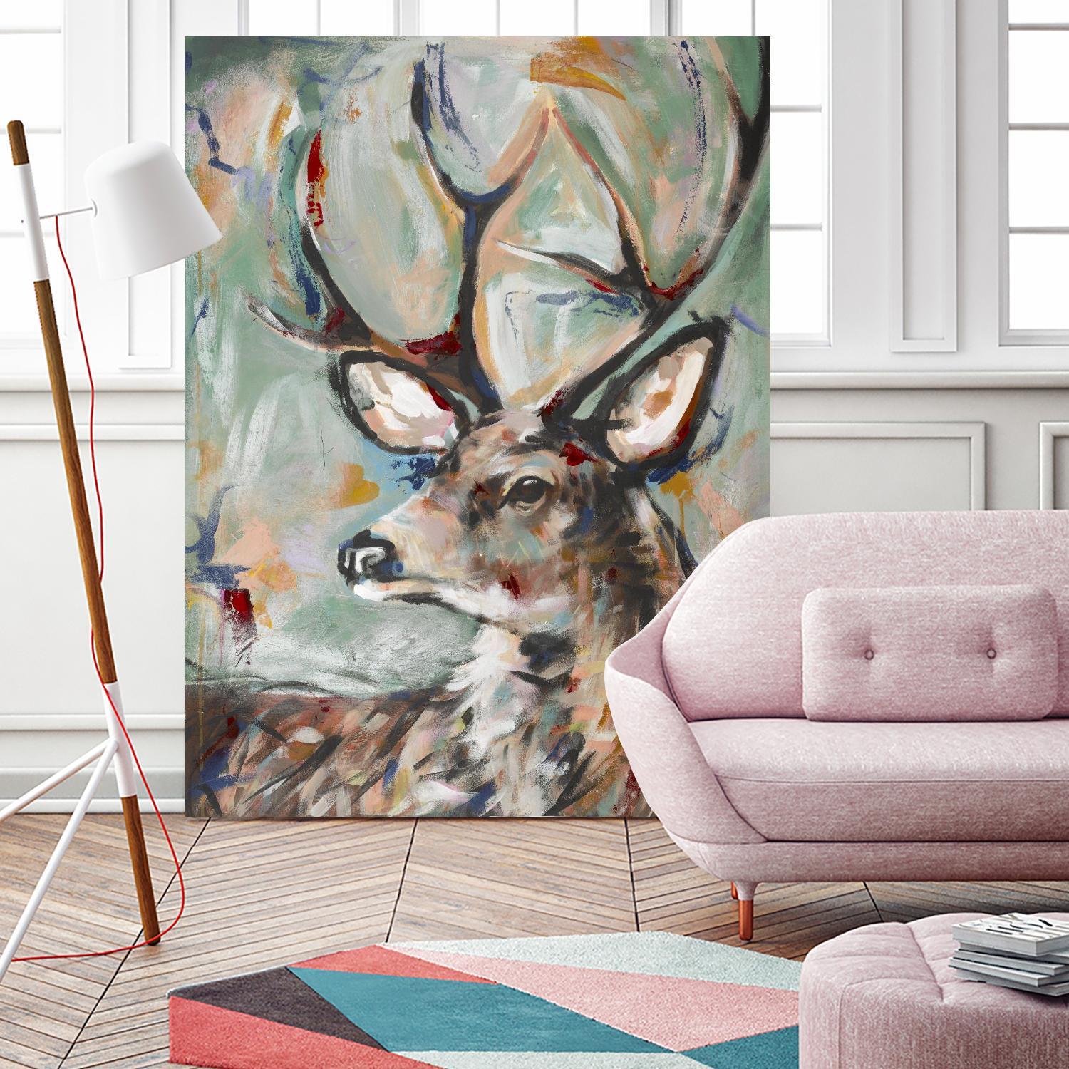 Buck by STA Studio on GIANT ART - beige animals wild