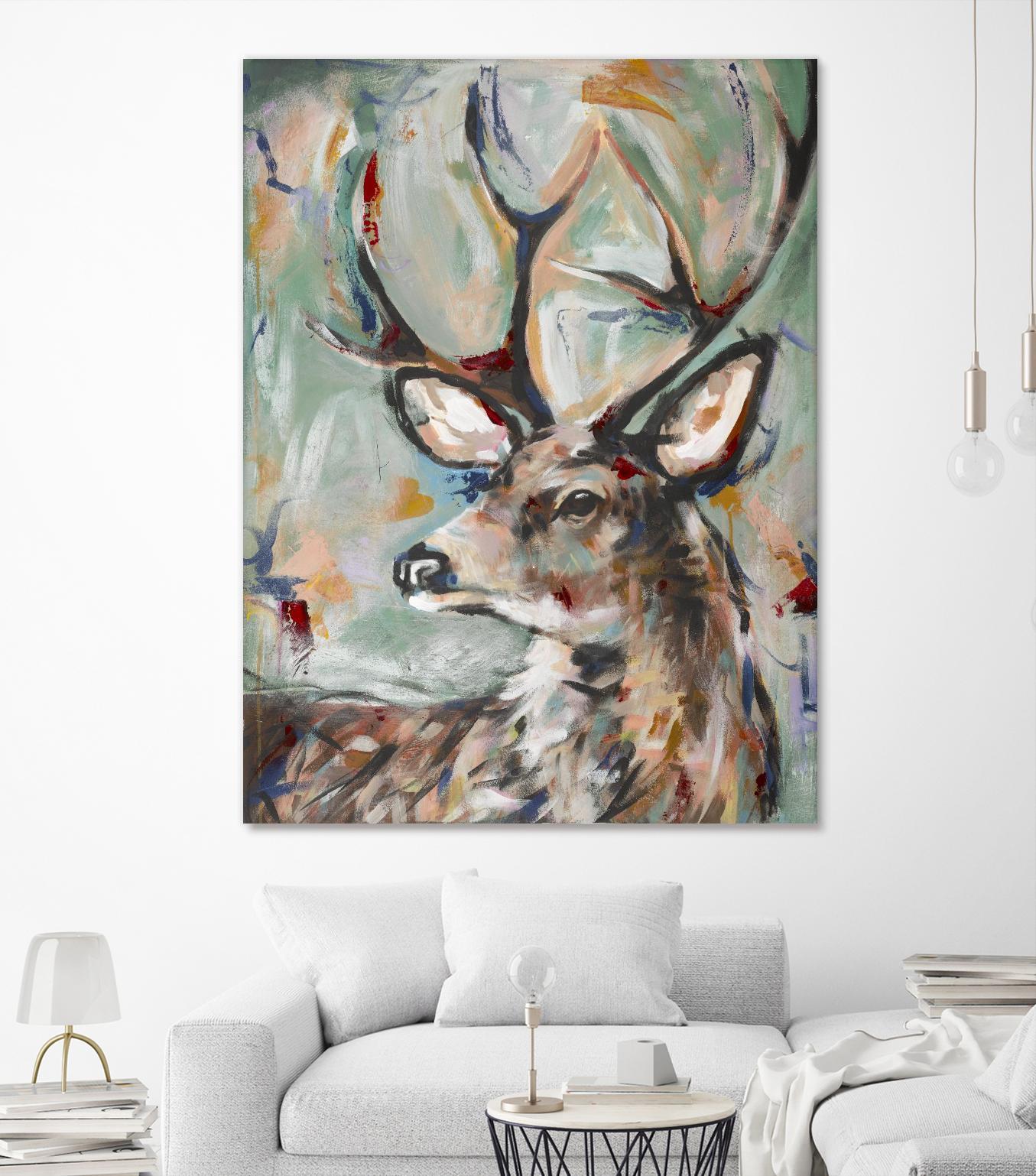 Buck by STA Studio on GIANT ART - beige animals wild