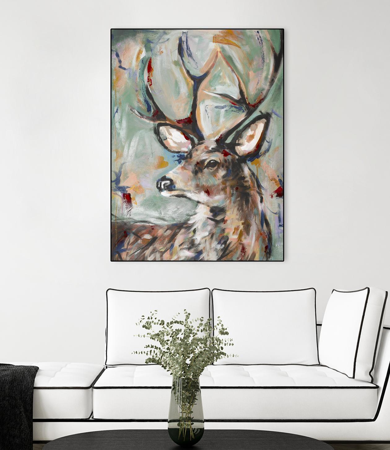 Buck by STA Studio on GIANT ART - beige animals wild
