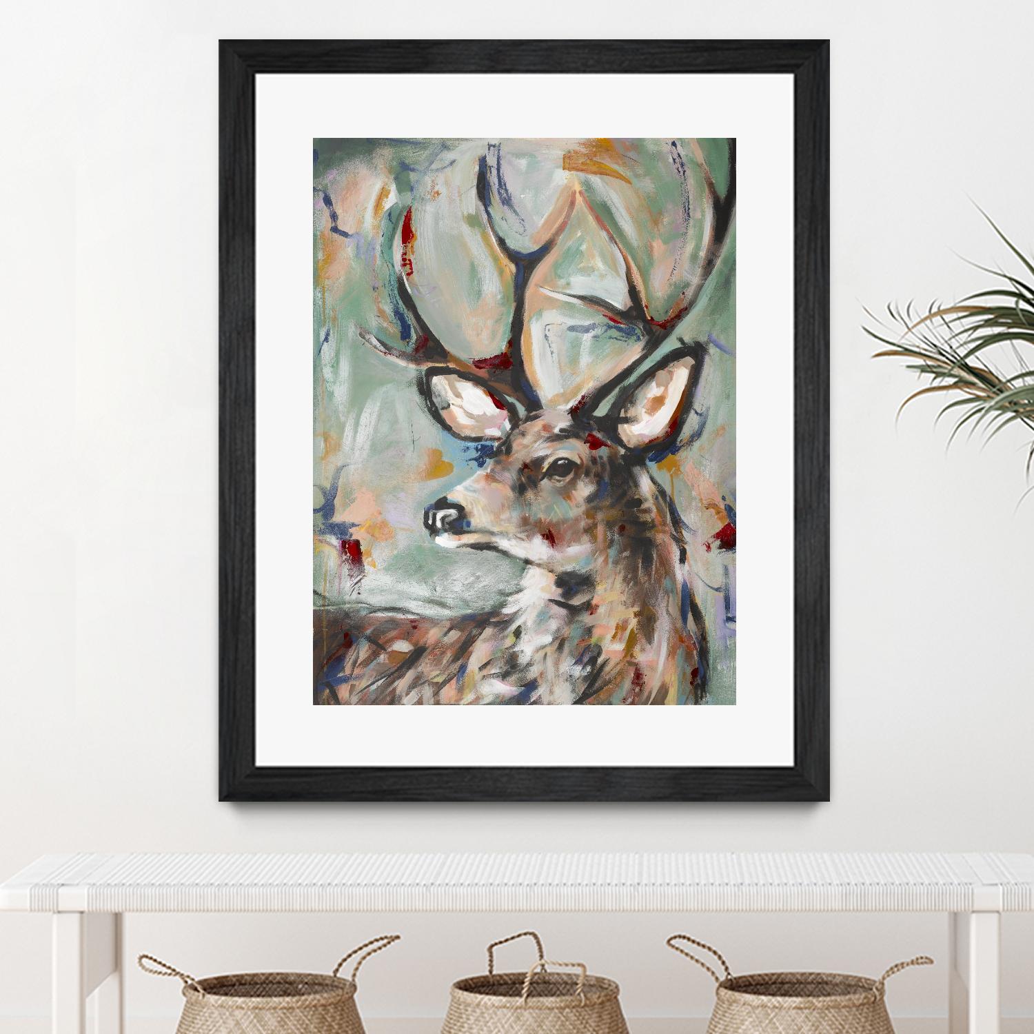 Buck by STA Studio on GIANT ART - beige animals wild
