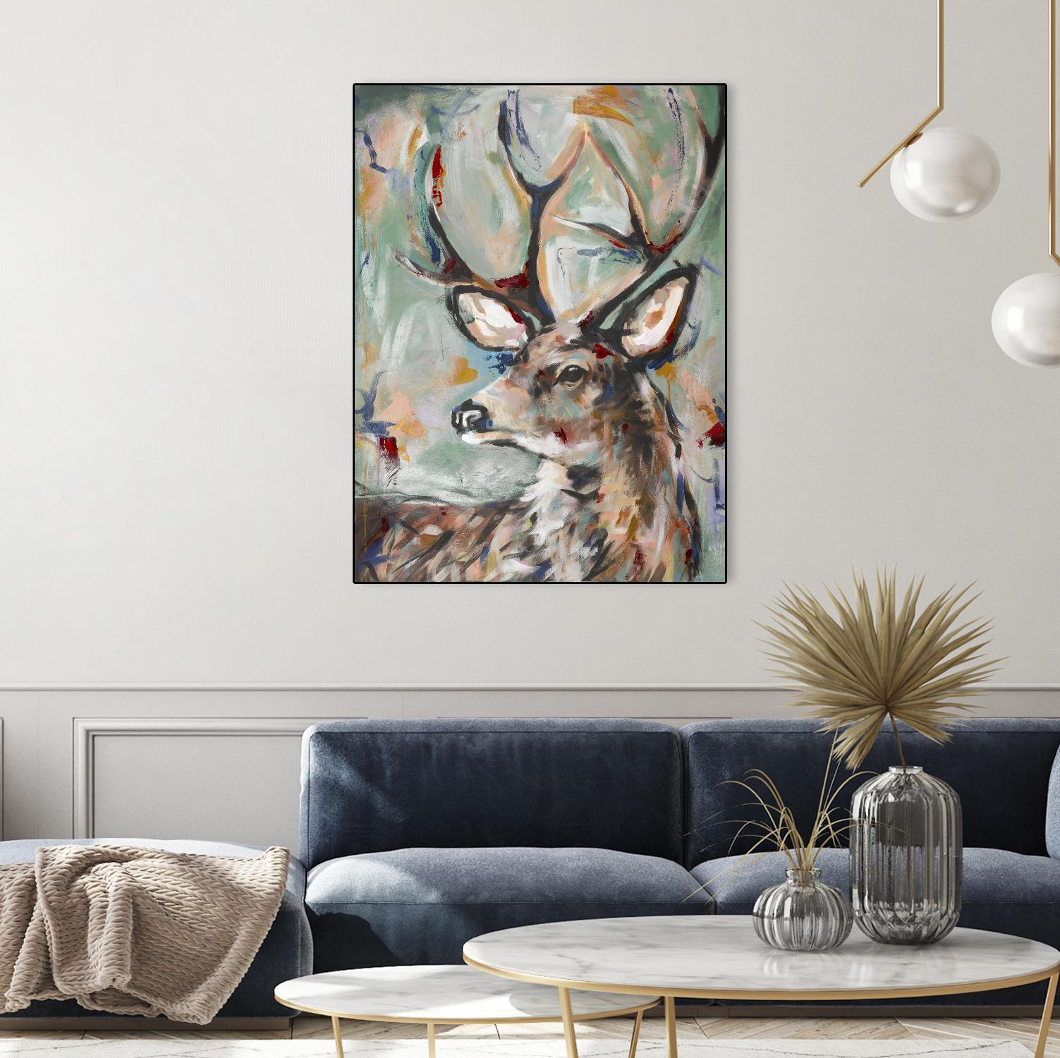 Buck by STA Studio on GIANT ART - beige animals wild