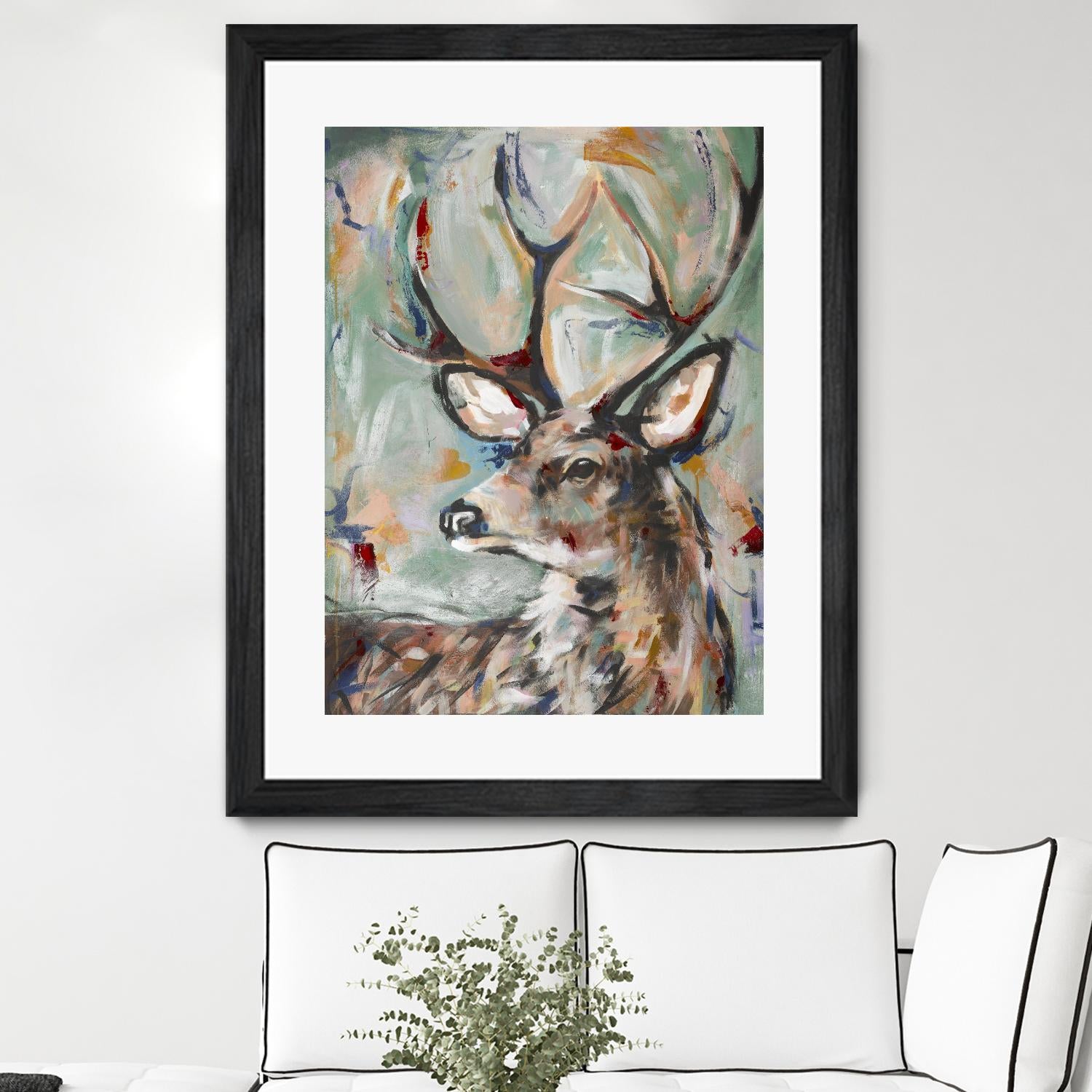 Buck by STA Studio on GIANT ART - beige animals wild