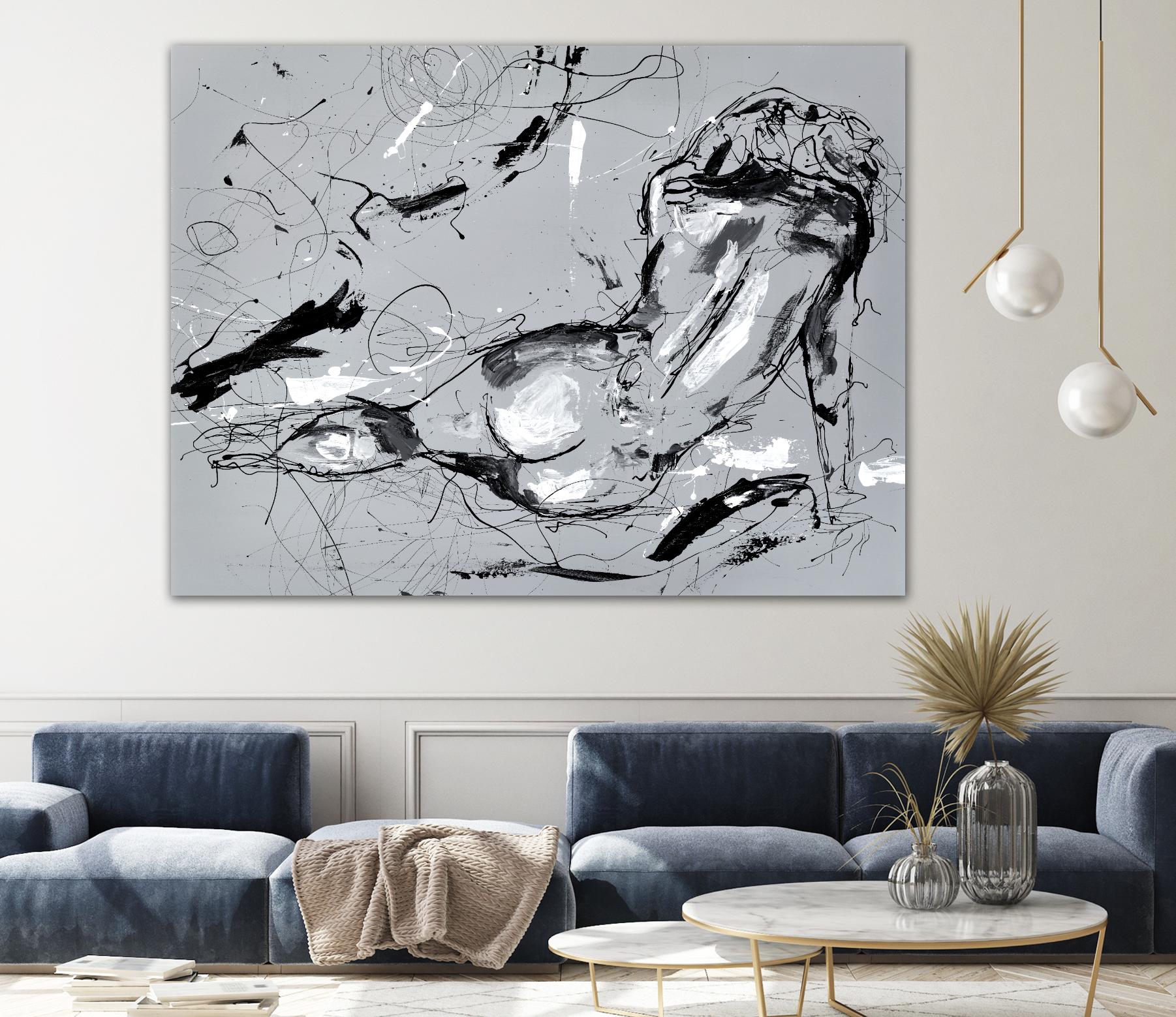 Nude Figure 3 by Stefano Altamura on GIANT ART - grey men and women