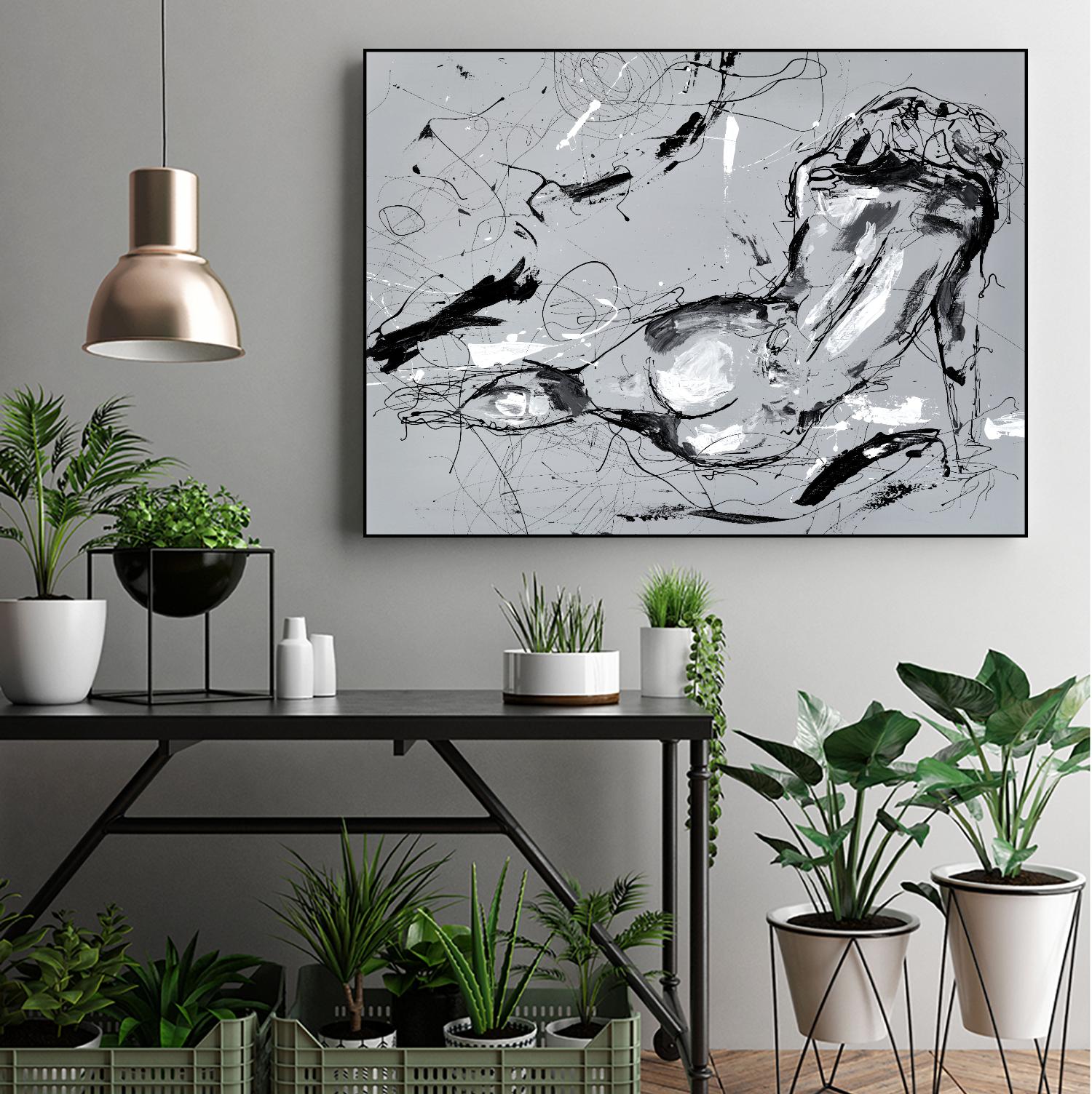 Nude Figure 3 by Stefano Altamura on GIANT ART - grey men and women