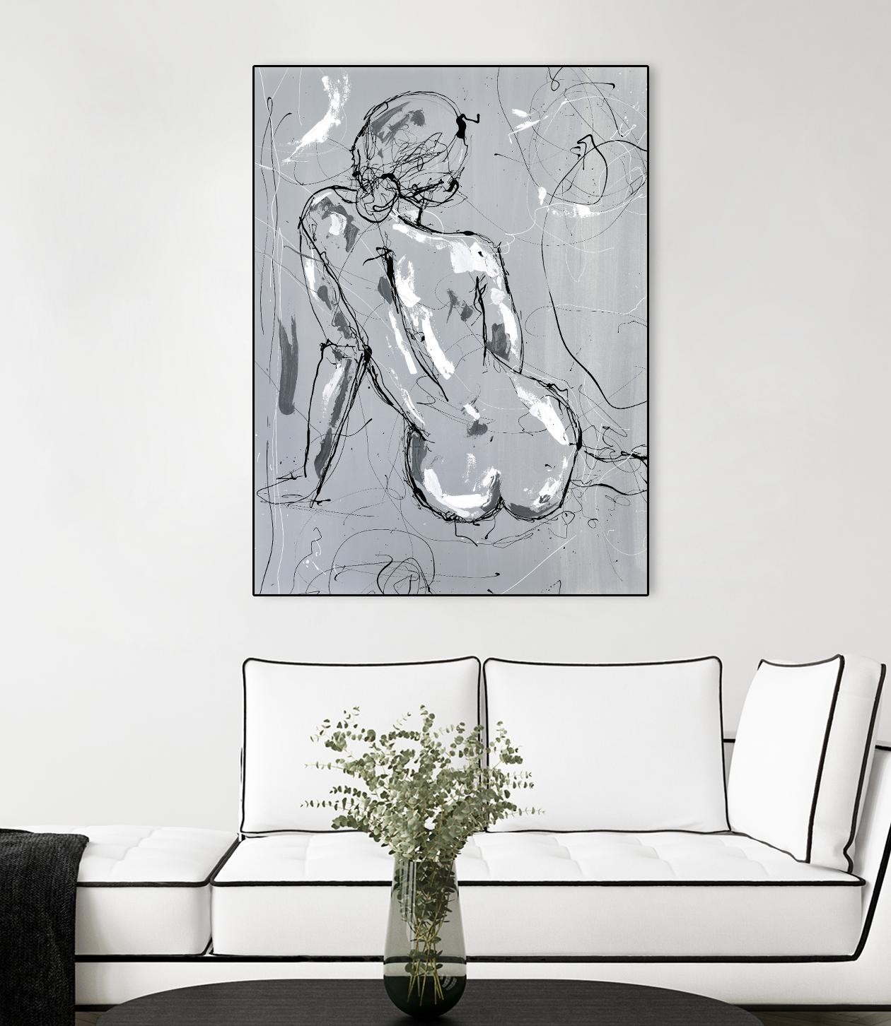 Nude Figure 4 by Stefano Altamura on GIANT ART - white black & white nude women