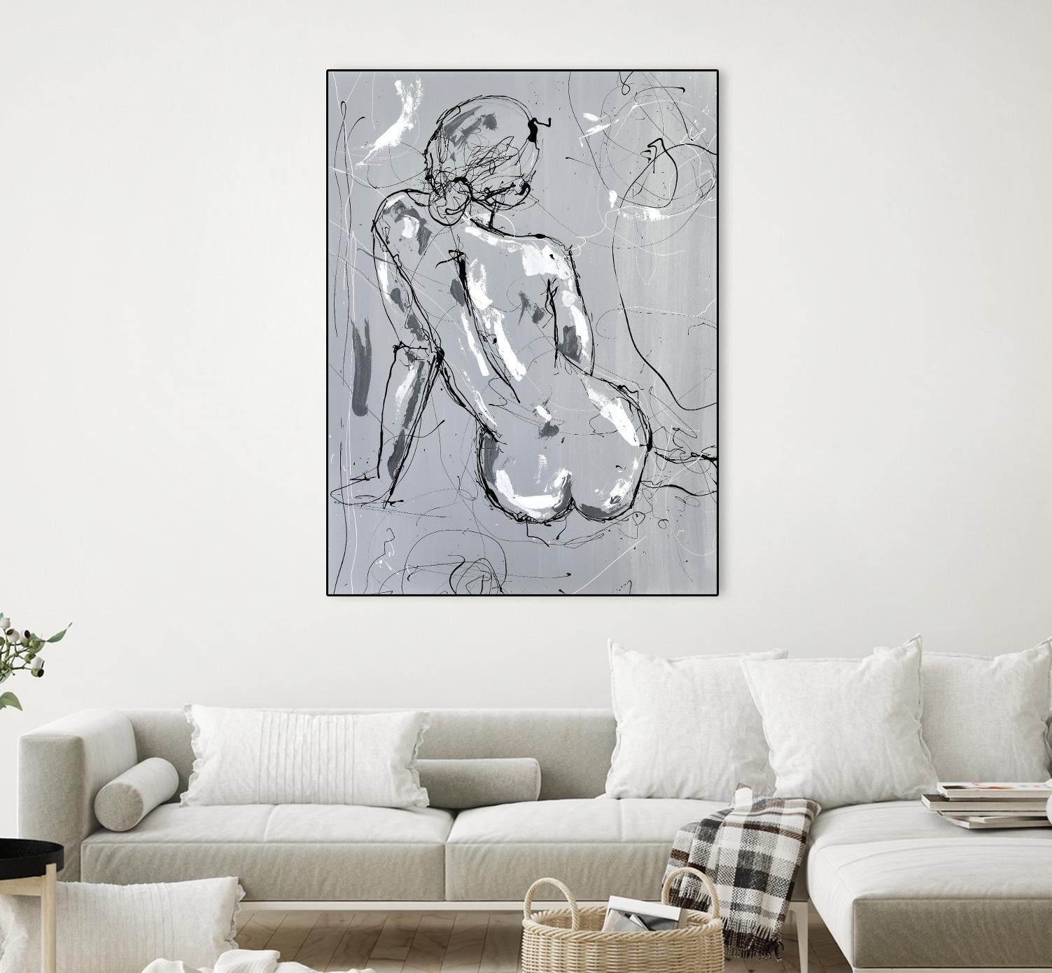 Nude Figure 4 by Stefano Altamura on GIANT ART - white black & white nude women