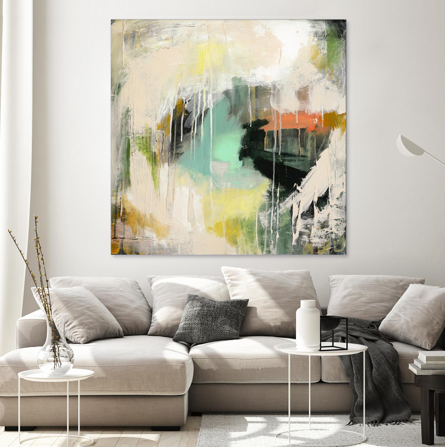 Tunnel Vision 1 by Brenna Harvey on GIANT ART - red abstract