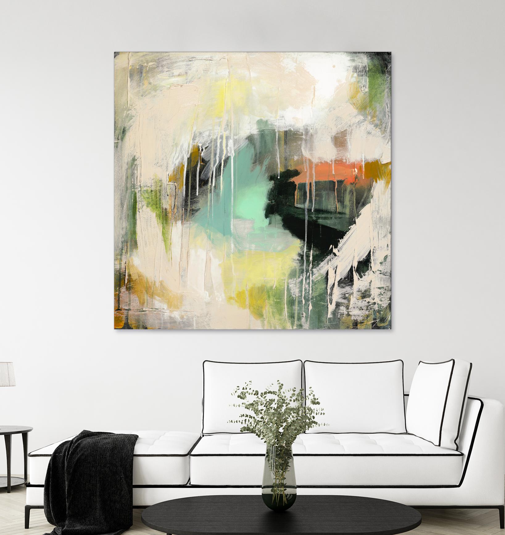 Tunnel Vision 1 by Brenna Harvey on GIANT ART - red abstract