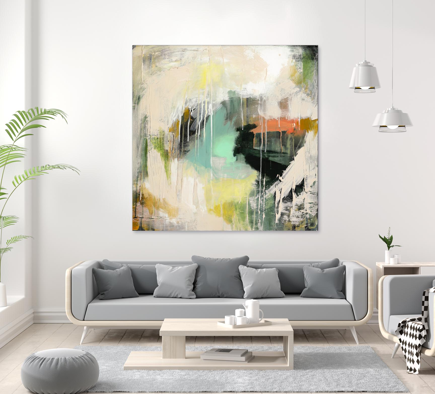 Tunnel Vision 1 by Brenna Harvey on GIANT ART - red abstract