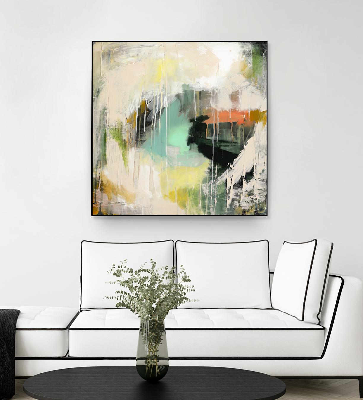 Tunnel Vision 1 by Brenna Harvey on GIANT ART - red abstract