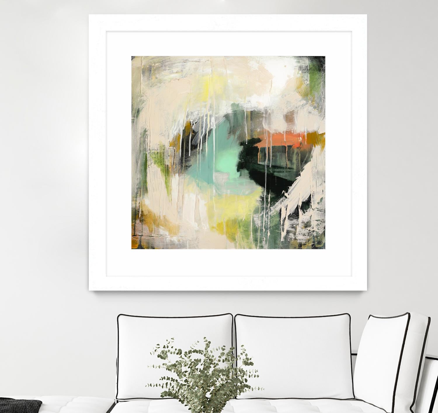 Tunnel Vision 1 by Brenna Harvey on GIANT ART - red abstract