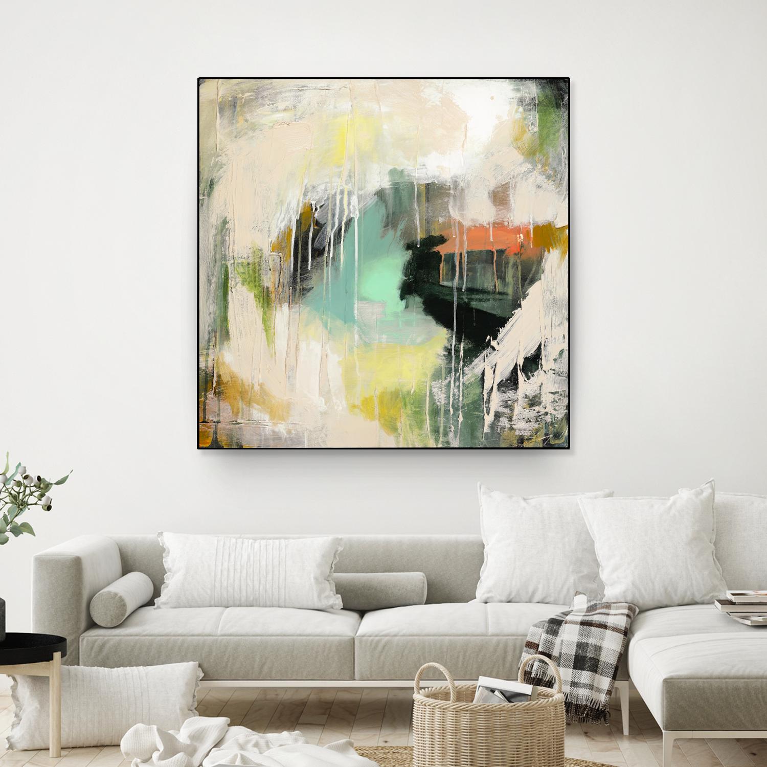 Tunnel Vision 1 by Brenna Harvey on GIANT ART - red abstract