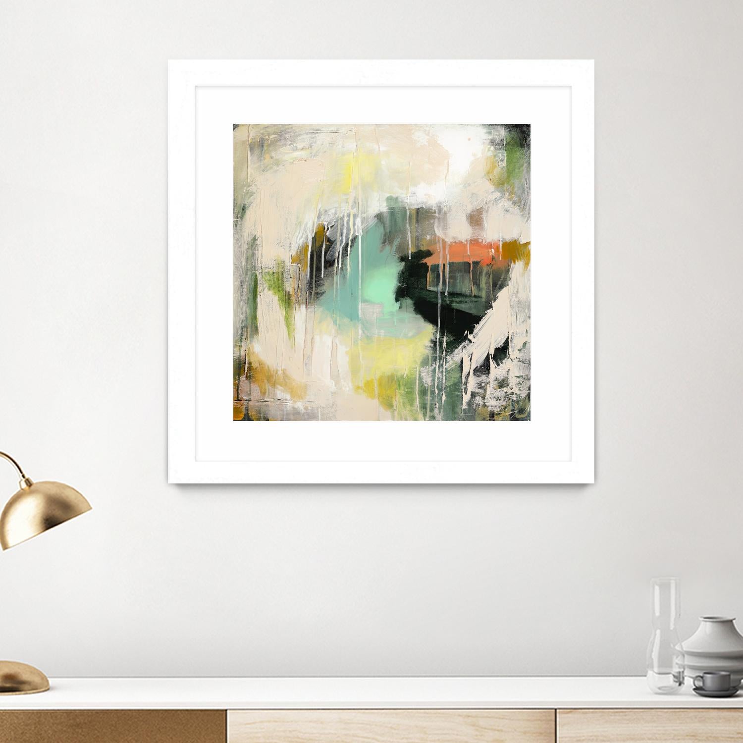 Tunnel Vision 1 by Brenna Harvey on GIANT ART - red abstract