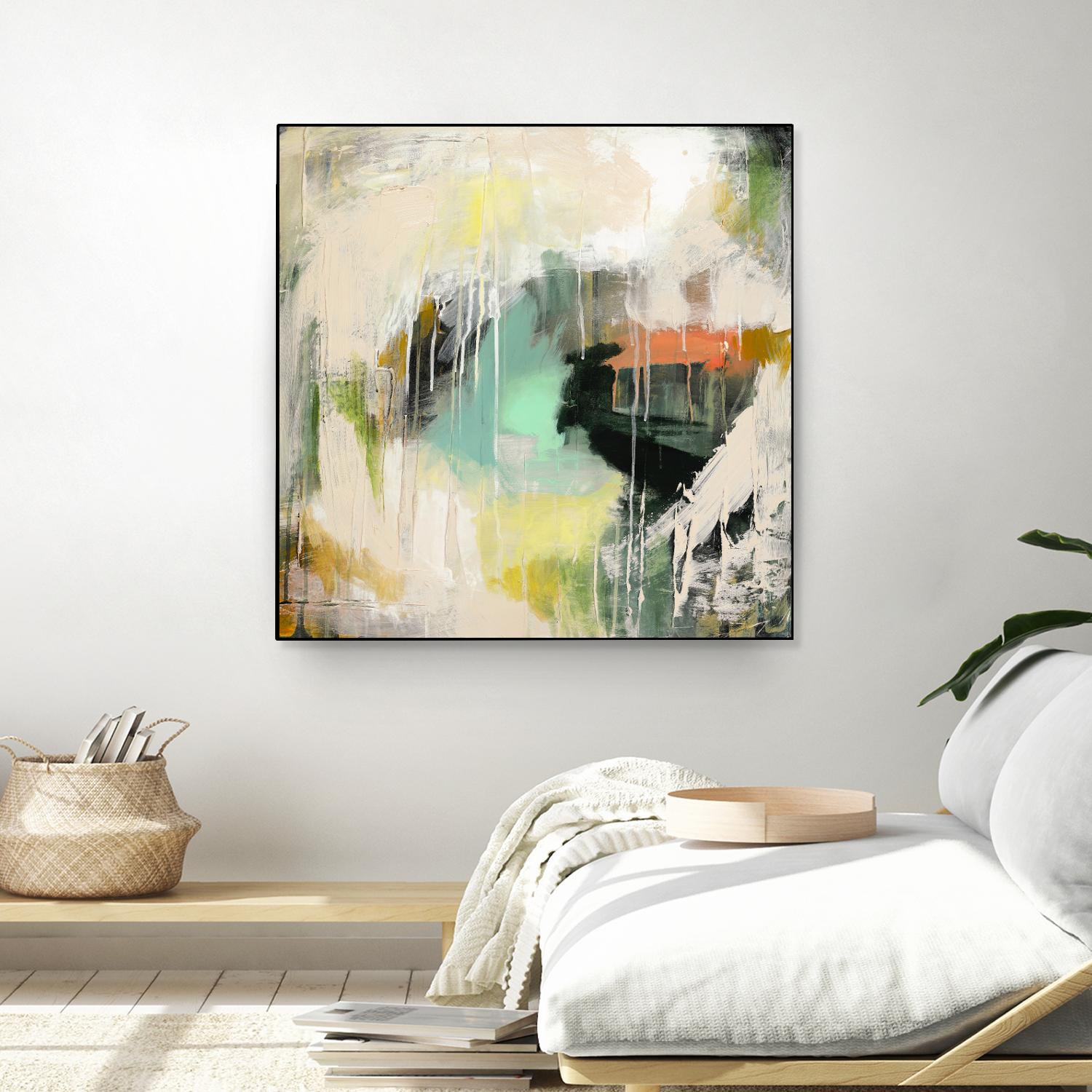 Tunnel Vision 1 by Brenna Harvey on GIANT ART - red abstract