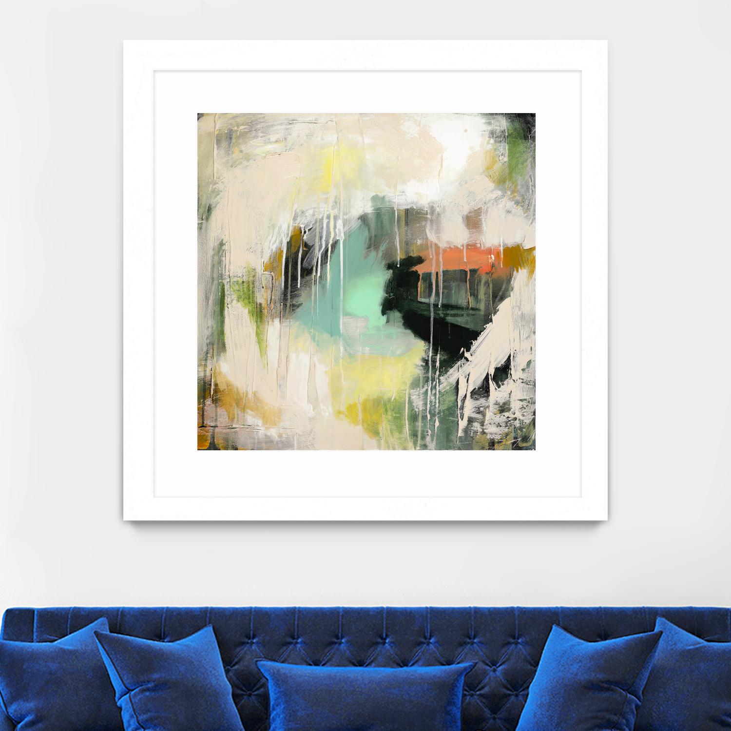 Tunnel Vision 1 by Brenna Harvey on GIANT ART - red abstract