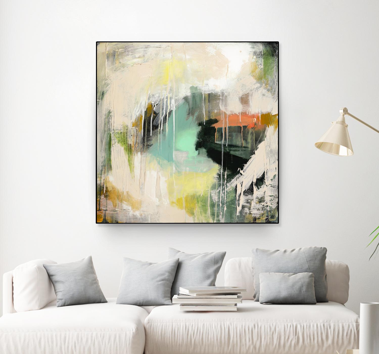 Tunnel Vision 1 by Brenna Harvey on GIANT ART - red abstract