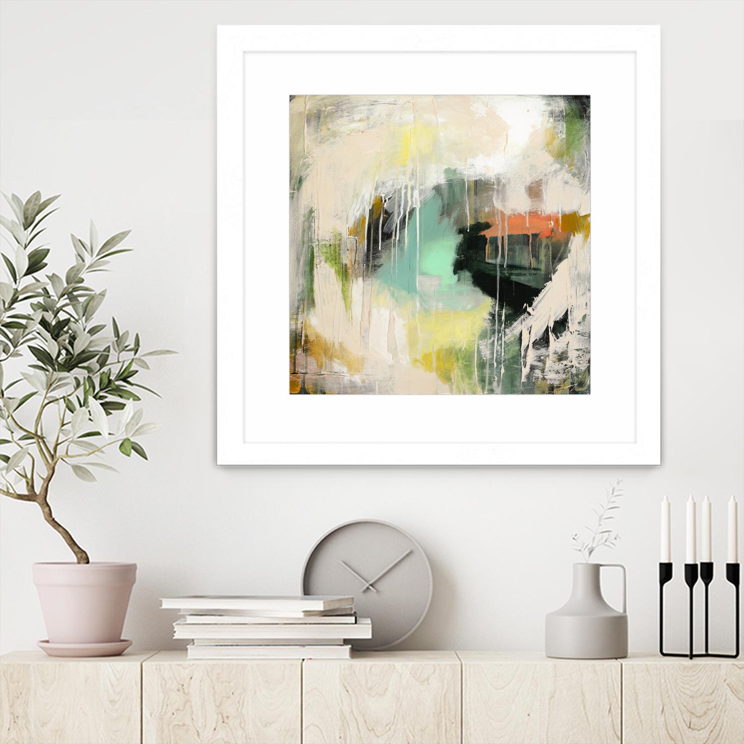 Tunnel Vision 1 by Brenna Harvey on GIANT ART - red abstract