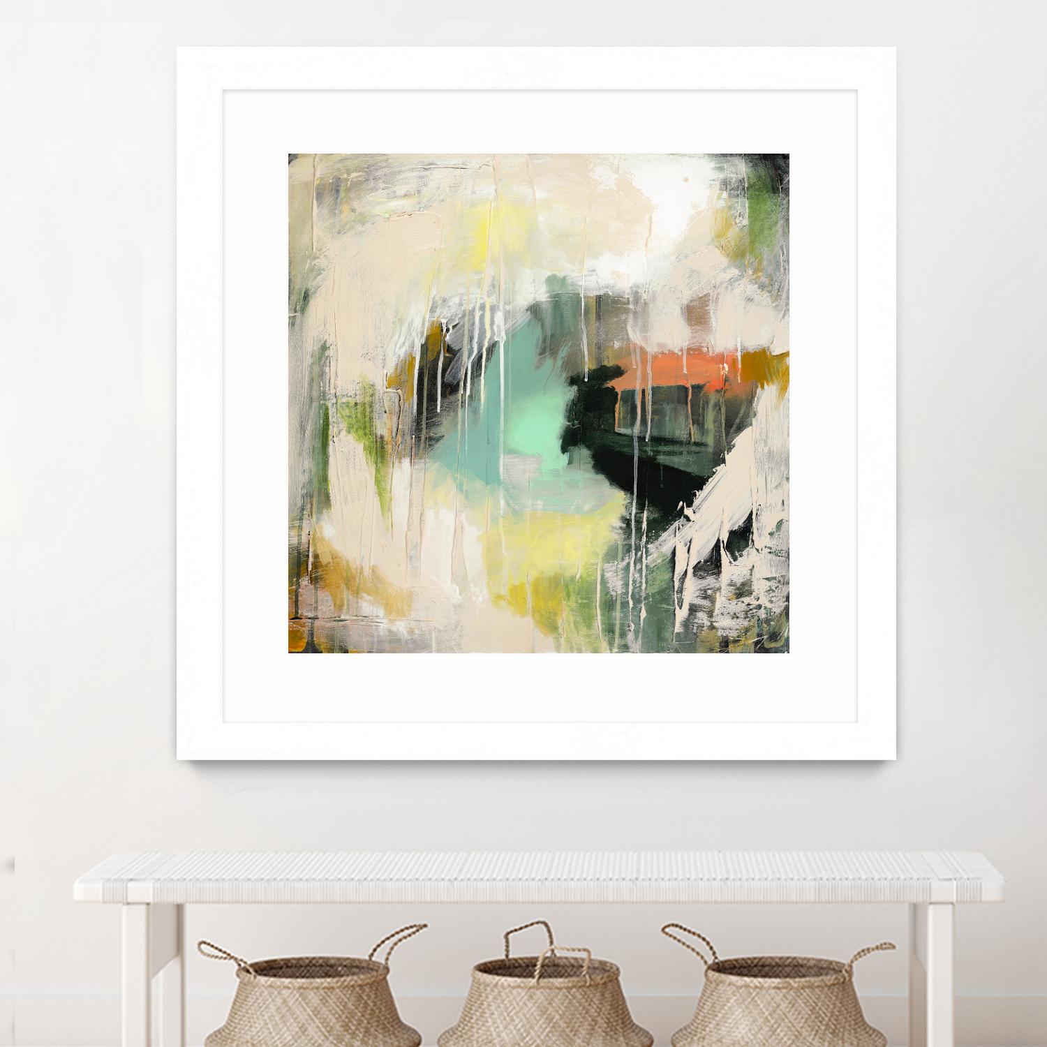 Tunnel Vision 1 by Brenna Harvey on GIANT ART - red abstract