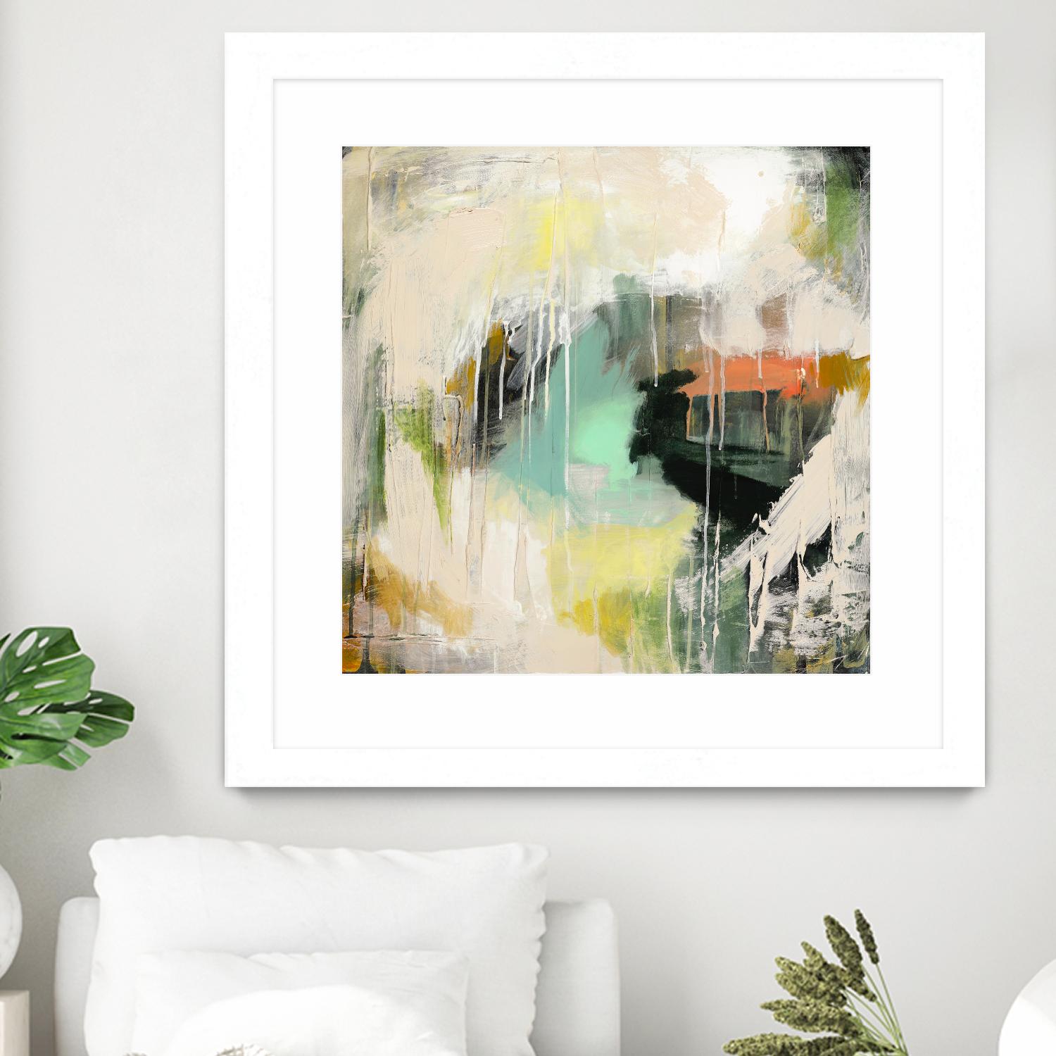 Tunnel Vision 1 by Brenna Harvey on GIANT ART - red abstract