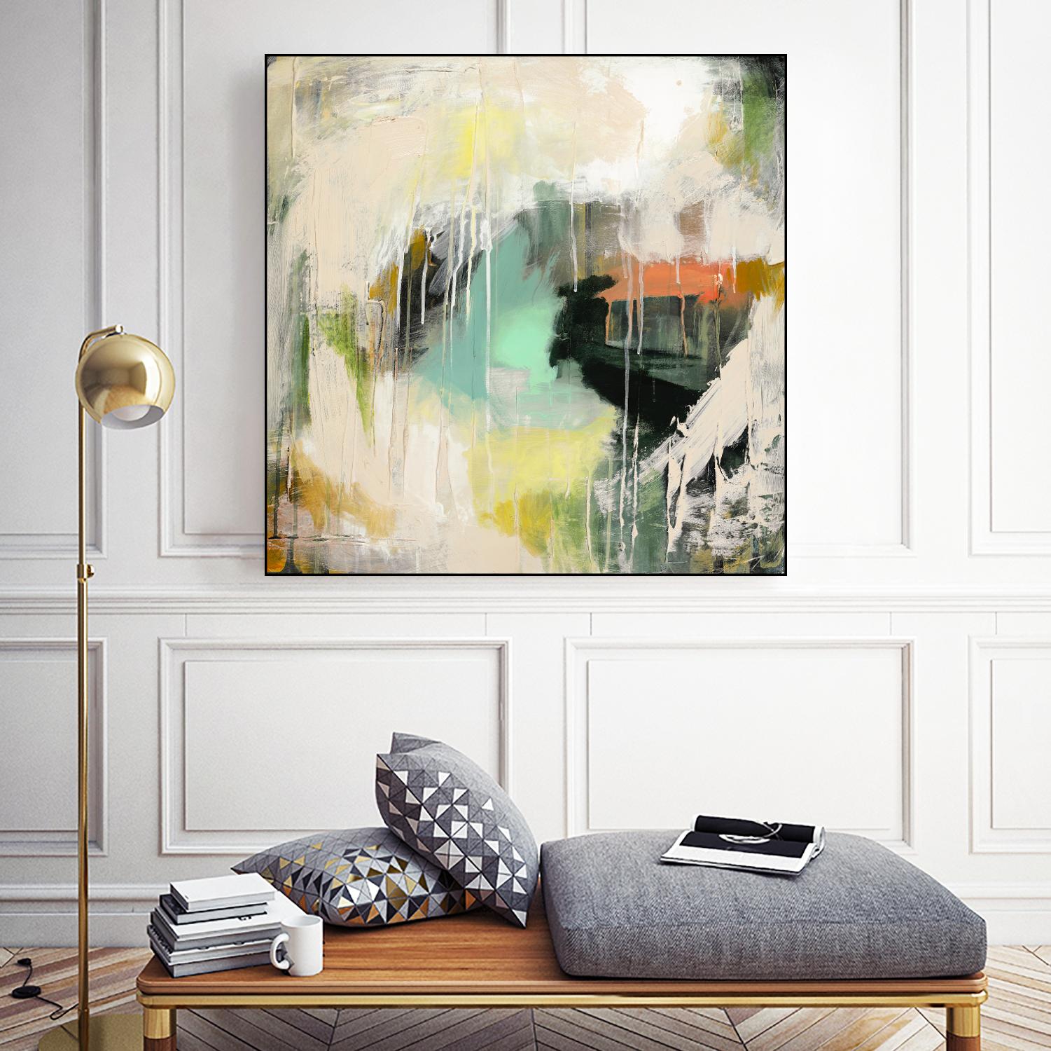 Tunnel Vision 1 by Brenna Harvey on GIANT ART - red abstract