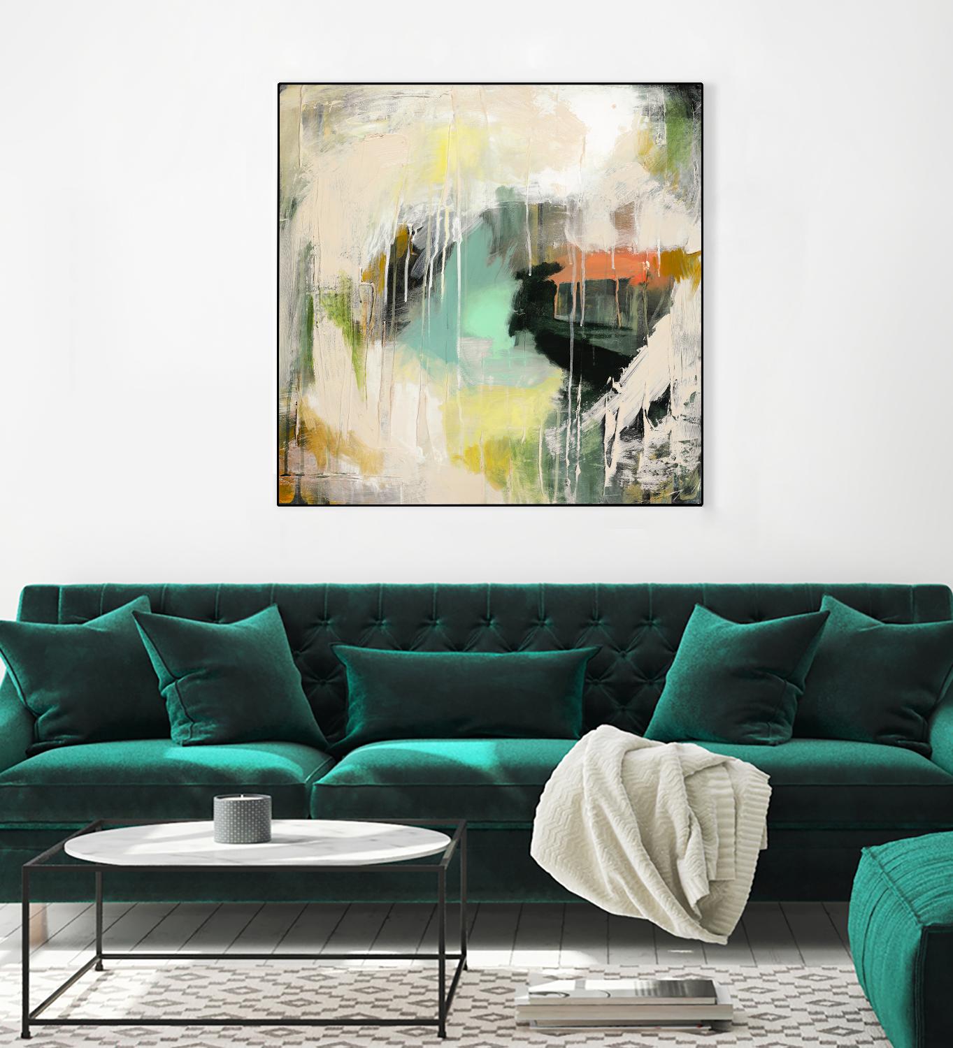 Tunnel Vision 1 by Brenna Harvey on GIANT ART - red abstract