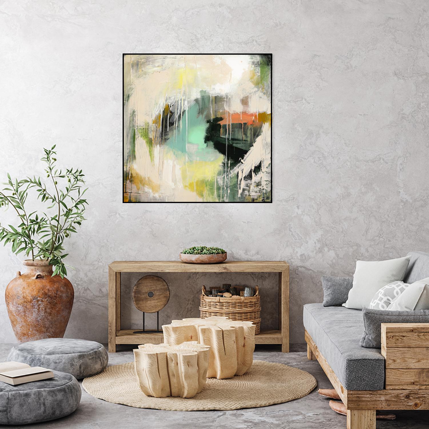 Tunnel Vision 1 by Brenna Harvey on GIANT ART - red abstract