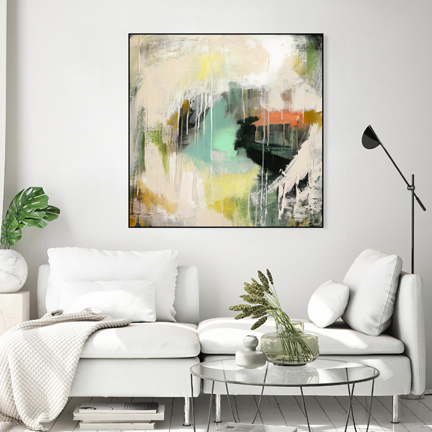 Tunnel Vision 1 by Brenna Harvey on GIANT ART - red abstract