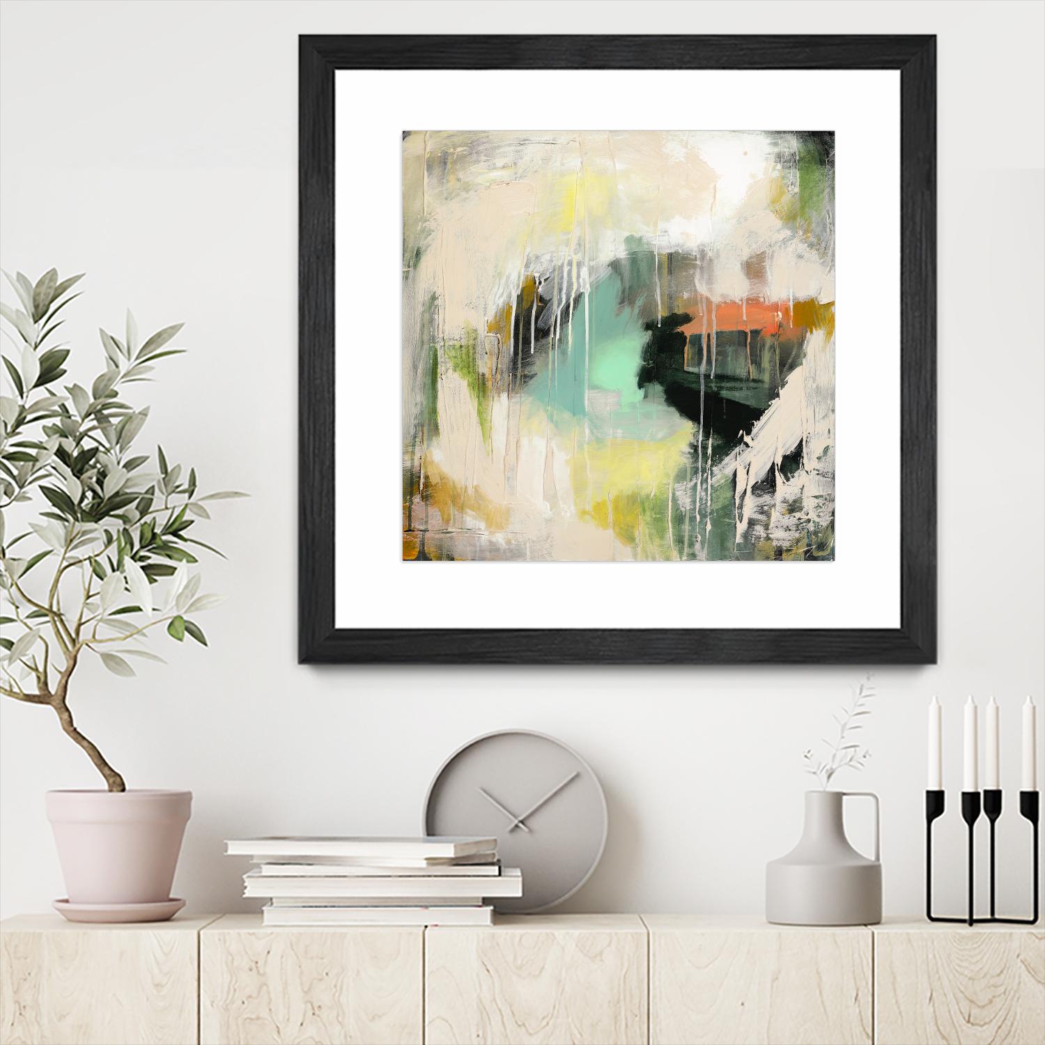 Tunnel Vision 1 by Brenna Harvey on GIANT ART - red abstract